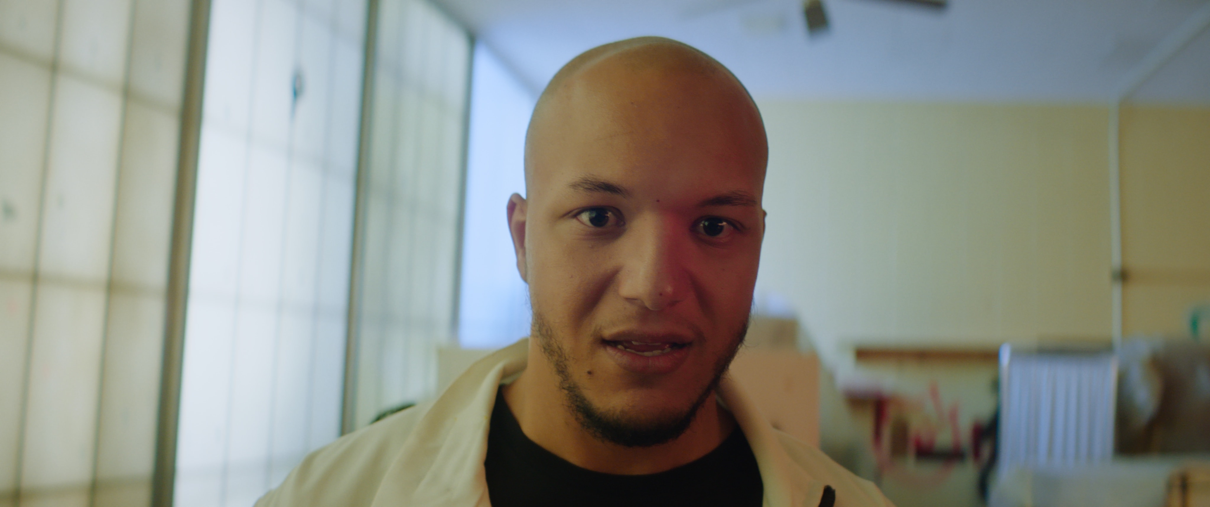 Clone Cops production still 10 - behind the scenes scene from the 2025 indie sci-fi comedy film Clone Cops featuring action and comedy